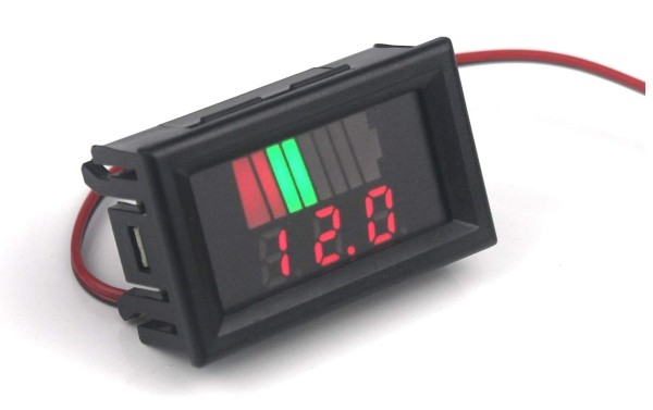 12V Batterie Status Anzeige Ladeanzeige Batteriestatus Voltmeter Digital Anzeige