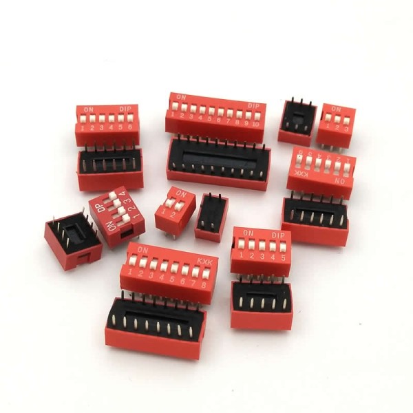 1-5x DIP Schalter Printschalter Switch Kodierschalter 1 2 3 4 5 6 7 8 9 10 12pin