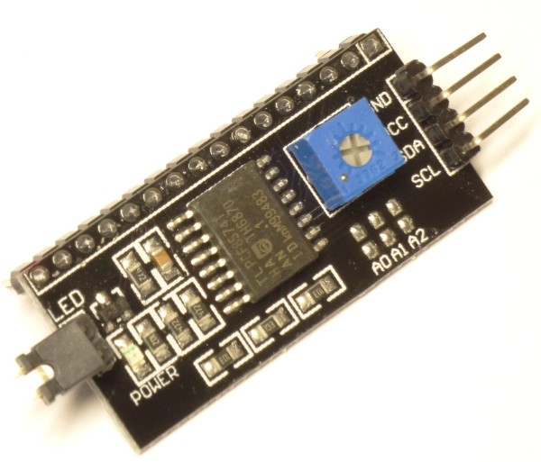 I2C / TWI-Schnittstellenmodul Serial PCF8574T für 1602 LCD Modul für Arduino 22