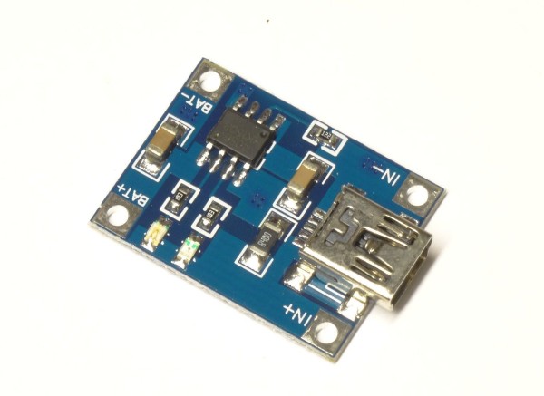 1S Lithium Lipo Ladegerät Lademodul 1A 1000mA Mini USB Lader TP4056 Arduino 25