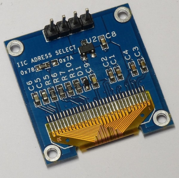 OLED Display 0,96" 128X64 Punkte I2C IIC TWI Modul Anzeige:Weiss für Arduino 89