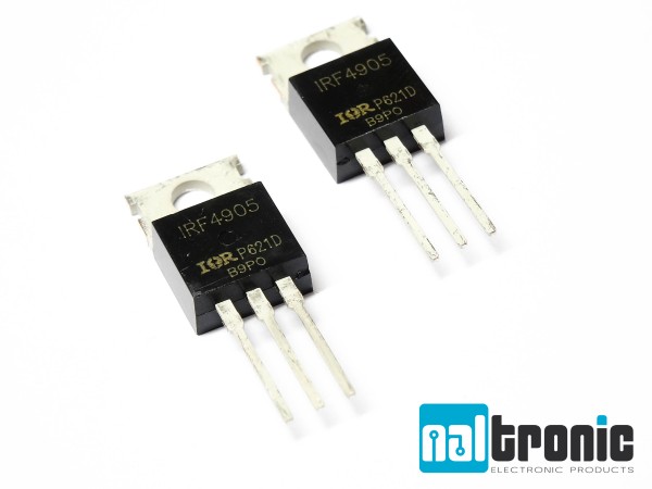 1x 5x IRF4905 IRF4905PBF MOSFET TO220 P-Kanal 55V 74A 200W