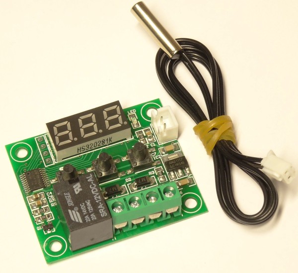 Thermostat Temperaturregler Sensor und Modul 12V W1209 LED Anzeige e07