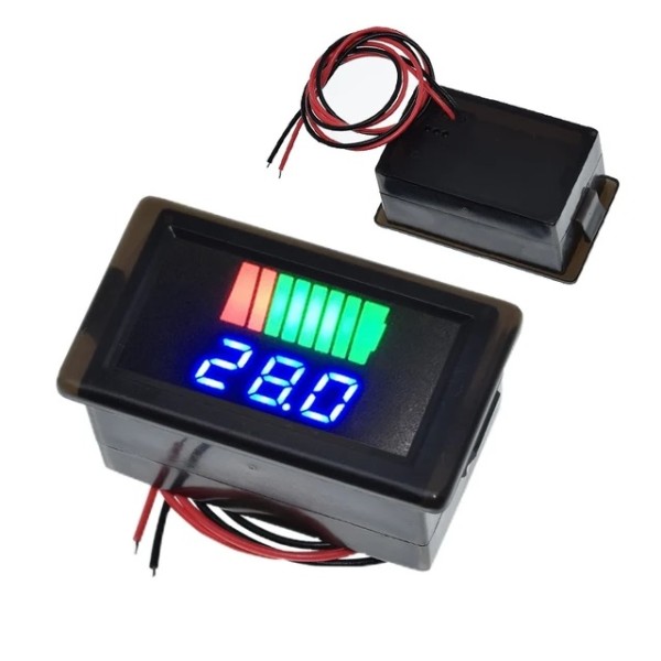 12V-60V Batterie Status Anzeige Ladeanzeige Batteriestatus Voltmeter Digital Anzeige