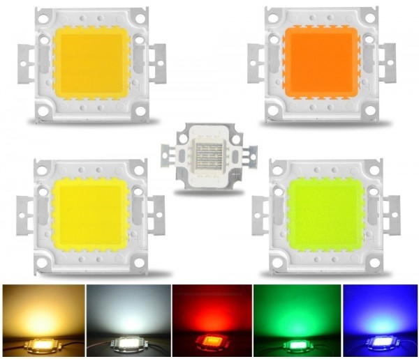 LED Chip COB Strahler Fluter Lampe Weiß Farbe 10W 20W 30W 50W 100W LED Chip 157
