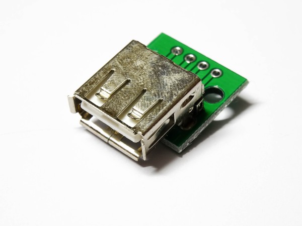 1 / 5 USB Buchse Female zu 5PIN DIP Adapter 2,54mm Breadboard Modul für Arduino
