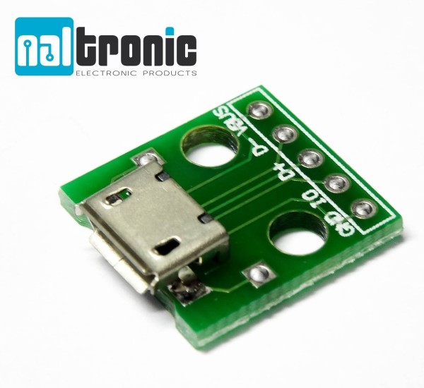 1 / 5 MICRO USB zu 5PIN DIP Adapter 2,54mm Breadboard Modul für Arduino DIY 224