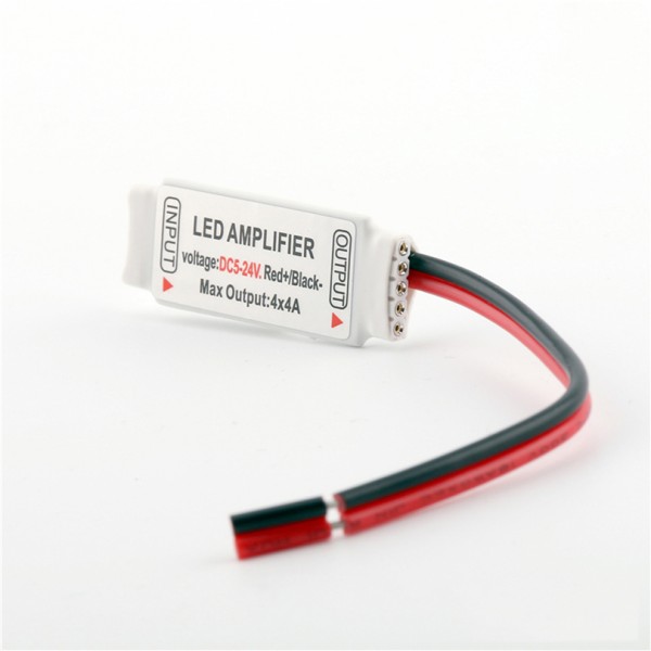 Mini RGBW LED Verstärker 4x4A 5pin Amplifier 5-24V RGB LED Strip Streifen 5050
