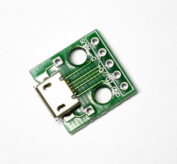 1 / 5 MICRO USB zu 5PIN DIP Adapter 2,54mm Breadboard Modul für Arduino DIY 224